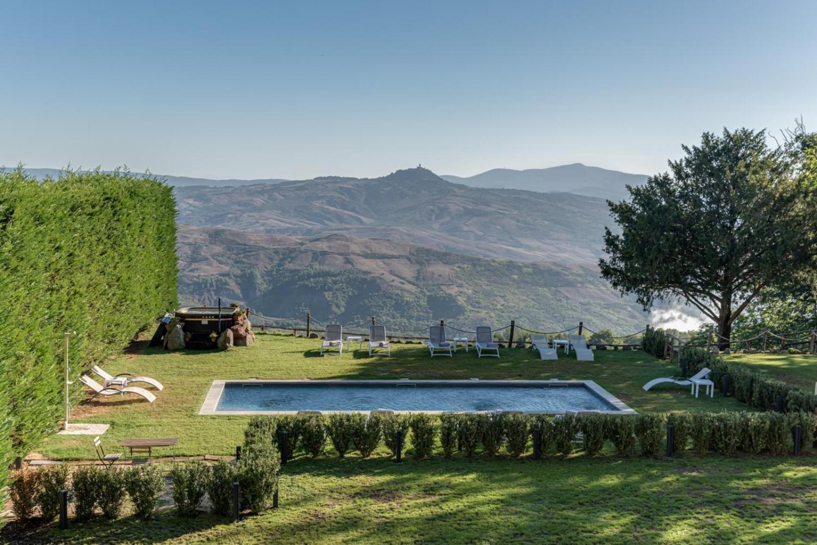 Convento San Bartolomeo Hotel Abbadia San Salvator Bagian luar foto