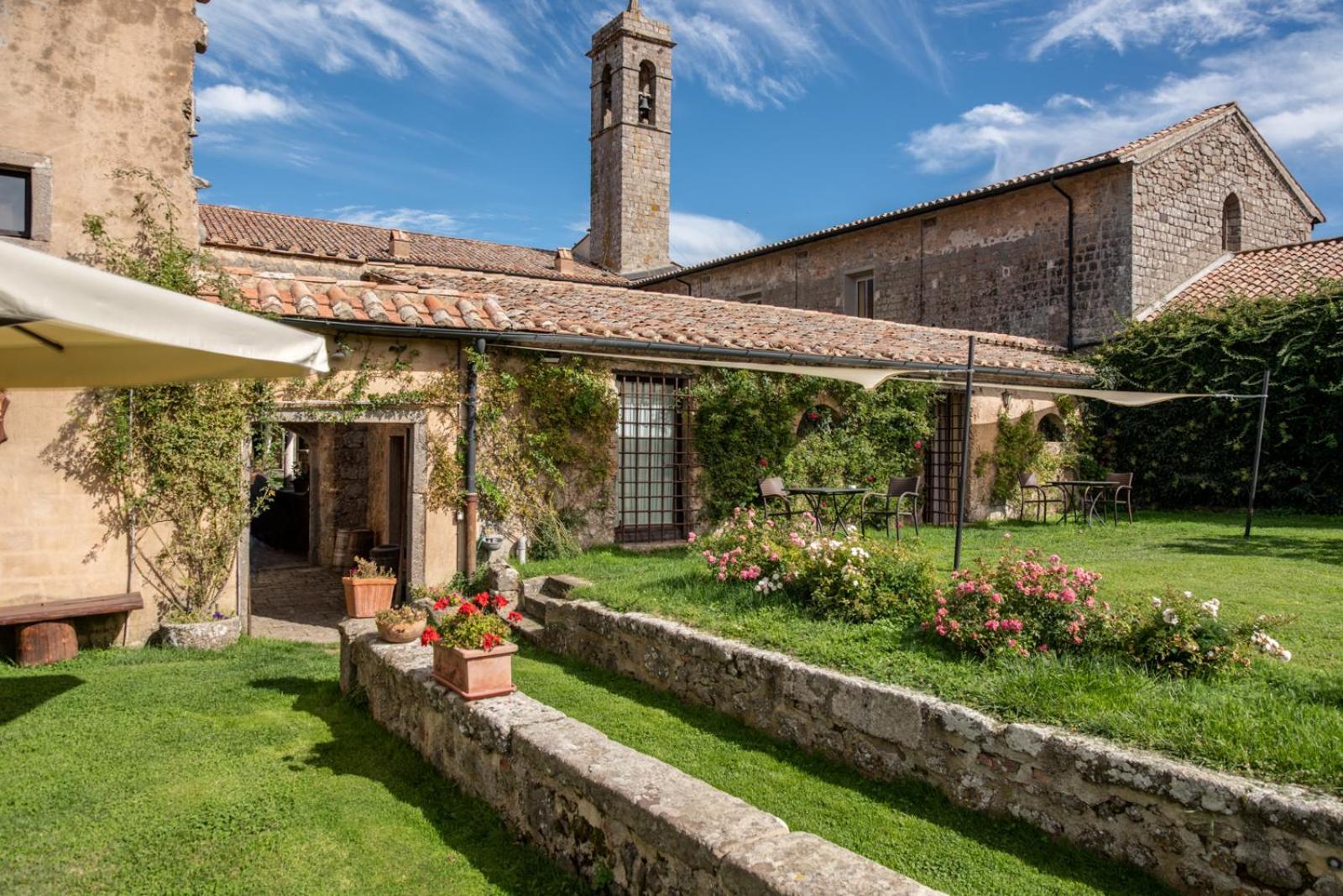 Convento San Bartolomeo Hotel Abbadia San Salvator Bagian luar foto
